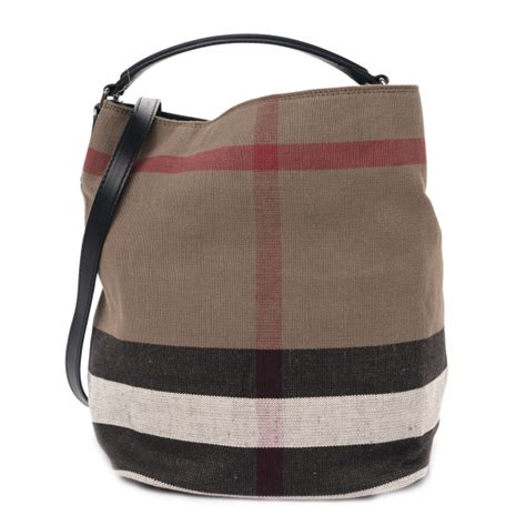 burberry susanna|BURBERRY Canvas Mega Check Medium Susanna Hobo Black .